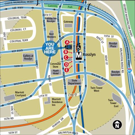 rosslyn station|rosslyn station map.